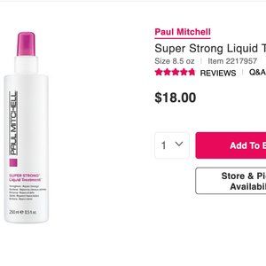 Paul Mitchell Super Strong Liquid Treatment